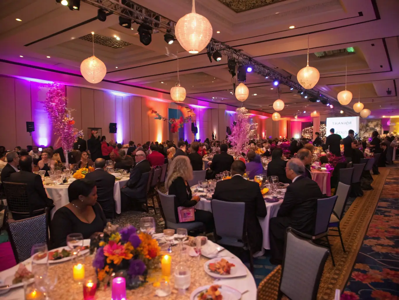 A photograph of a fundraising event organized by ASSOCIATION PATRIMOINE DE SAINT-PRIEST-LA-FEUILLE, showing people enjoying themselves while supporting the cause.